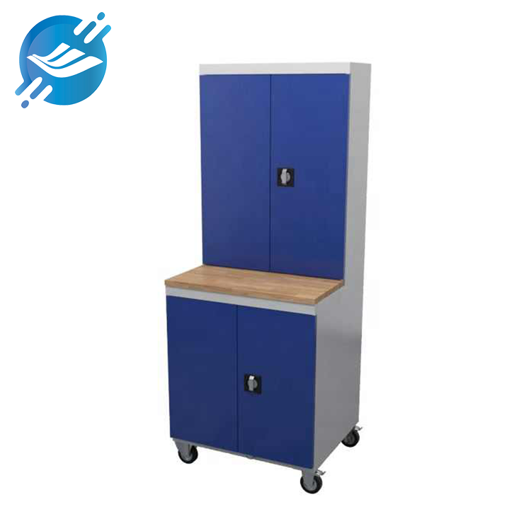 Tool Storage Cabinet with Pegboard Doors & Adjustable Shelves-1