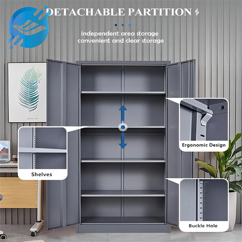 1. Made of high-quality cold-rolled steel material
2. The overall structure is strong, durable and stable.
3.Thickness: 0.4-1.0mm
4. The whole cabinet can bear 300KG
5. Movable floors, freely adjustable, as you wish, each layer can bear 50KG
6. Use a variety of scenarios
7. Silent drawer, smooth pull-out, enhanced load-bearing design
8. The bottom of the laminate is reinforced, strong load-bearing, sturdy and durable
9. Overall black, white, brown or customized.
10. Surface treatment: electrostatic powder spraying, environmentally friendly, colorless and odorless
11. Application areas: home offices, office buildings, hospitals, schools, workshops
12. Assembly and transportation
13. Size: W900*D400*H1850MM or customized
14. Accept OEM and ODM
