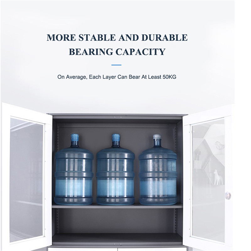 1. Made of high-quality cold-rolled steel material
2. The overall structure is strong, durable and stable.
3.Thickness: 0.4-1.0mm
4. The whole cabinet can bear 300KG
5. Movable floors, freely adjustable, as you wish, each layer can bear 50KG
6. Use a variety of scenarios
7. Silent drawer, smooth pull-out, enhanced load-bearing design
8. The bottom of the laminate is reinforced, strong load-bearing, sturdy and durable
9. Overall black, white, brown or customized.
10. Surface treatment: electrostatic powder spraying, environmentally friendly, colorless and odorless
11. Application areas: home offices, office buildings, hospitals, schools, workshops
12. Assembly and transportation
13. Size: W900*D400*H1850MM or customized
14. Accept OEM and ODM