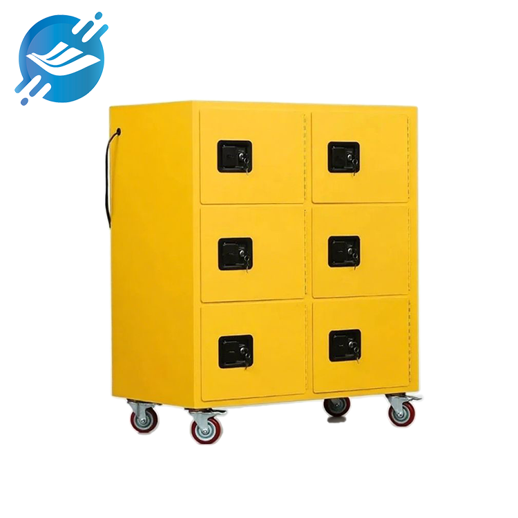Yellow Utility Storage Cabinet 2