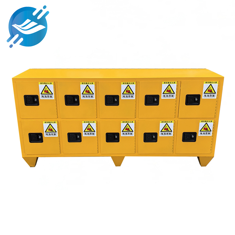 Yellow Utility Storage Cabinet 5