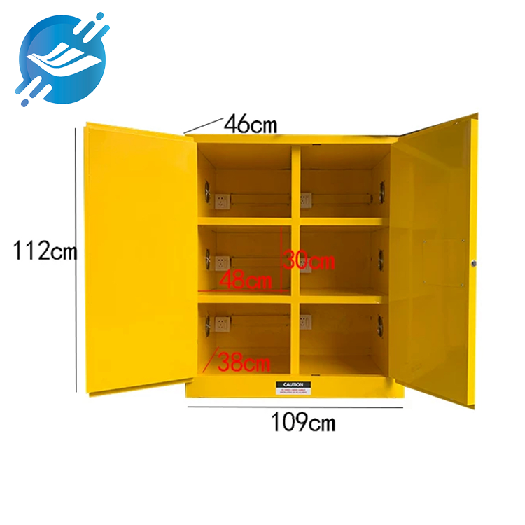 Yellow Utility Storage Cabinet 6