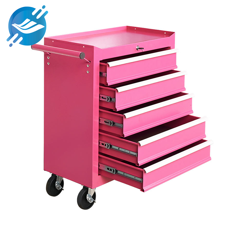 Heavy Duty Pink Tool Cabinet 4